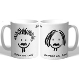 Taza Einstein Antes Y Después Del Café, Humor De Plástico