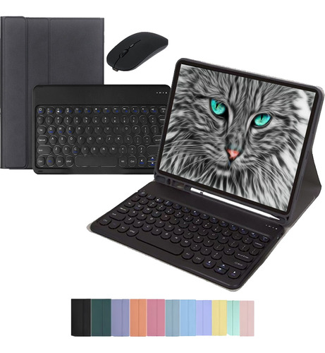 Capa Para iPad Air 4/5 10.9 E 2018/2020 11 Com Mouse+teclado