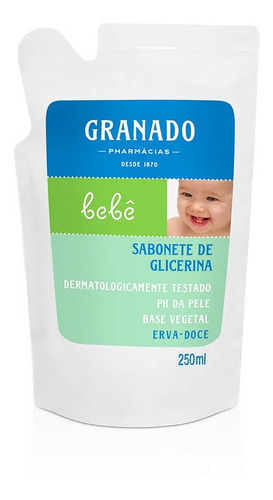 Refil Sabonete Líquido Bebê Erva Doce 250ml - Granado