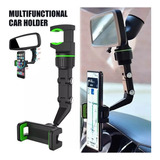 Soporte Celular Carro Espejo Retrovisor Holder Multiusos 