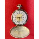 Antiguo Reloj De Bolsillo Elgin Plata