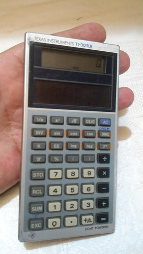 Calculadora Científica Texas Instruments Ti-30slr Solar Vint