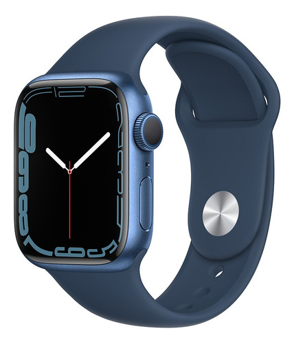 Apple Watch Series 7 (gps, 41mm) - Caixa De Alumínio Azul 