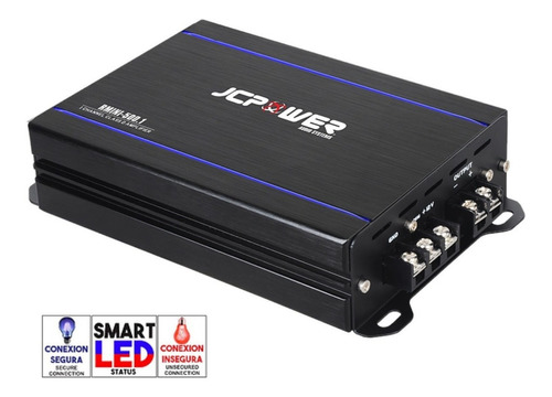 Amplificador Jc Power Rmini500.1 Monoblock Clase D 500 W Rms