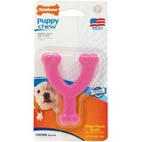 Nylabone Juguete Para Perros Cachorros Wishbone Rosado 7 Kg