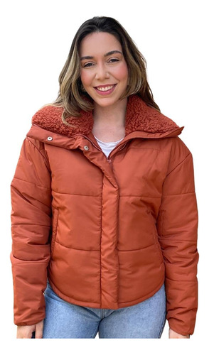 Jaqueta Feminina Puffer Nylon Pelucia 103841 - Malwee Enfim