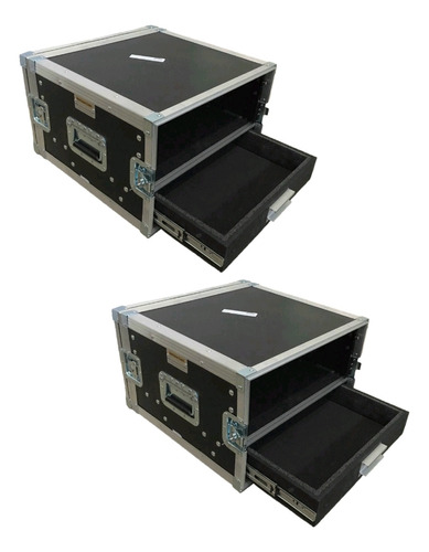 2 Cases Rack 3u + Gaveta Processadora 