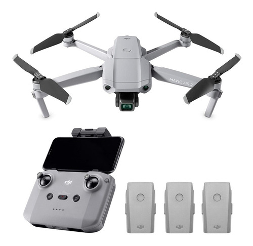 Drone Dji Mavic Air 2 Fly More Combo Distribuidor Oficial Color Gris