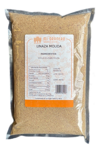 Linaza Molida A Granel 2 Kilogramos