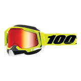 Antiparra 100% Accuri 2 Ski Snowboard Fluo Yellow Nieve Qpg