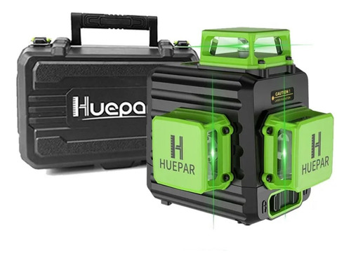 Nivel A Laser 12 Linhas Verde Auto-nivelante Huepar C Maleta