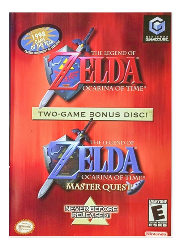 Zelda Ocarina Of Time Máster Quest Gamecube Completo 