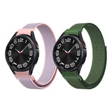 2 Correas De Loop 20mm Para Samsung Galaxy Watch 5 Pro 6 4