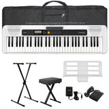 Organo Teclado Casio Ct-s200 5/8 Atril Funda Pedal Pie Banco