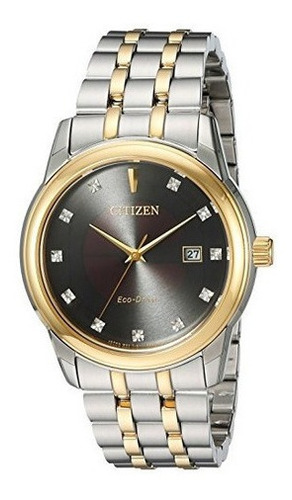 Citizen Mens Ecodrive Reloj De Dos Tonos Con Detalles De Dia