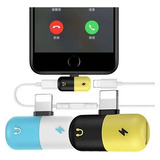 Adaptador Audio iPhone 7 8 Plus X Fone Carregador Lightning