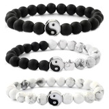 Pulsera Piedras Ying Yang