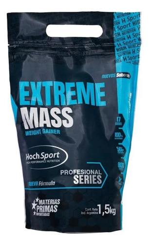 Extreme Mass Gainer X 1,5 Kg Hoch Sport Sabor Frutos Rojos