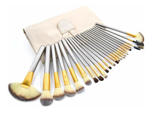 Pinceles De Maquillaje Profesional 24pcs Fijaron Kits D...