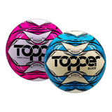 Kit 2 Bolas Futebol Campo Topper Slick Tecnofusion Cor Diversas