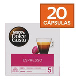 Cápsulas Dolce Gusto Nescafé Espresso 20 Unidades