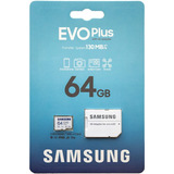 Samsung Evo Plus Memoria Micro Sd 64 Gb Clase 10 130mb/s