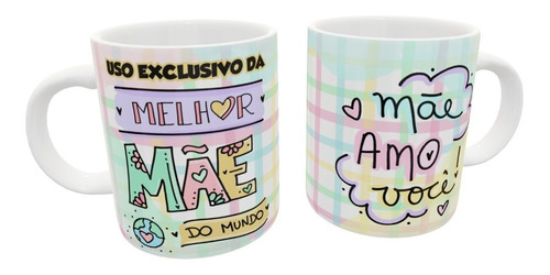 Caneca Presente Dia Das Mães Mamães Melhor Mãe Do Mundo