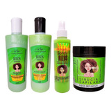 Set Completo Capilar Para Rizos Shampoo Y Acondicionador 