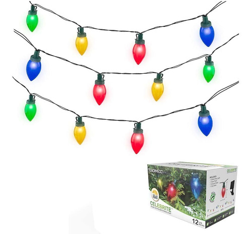 Touch Of Eco - Guirnalda De Luces Led Solares De Navidad, 20