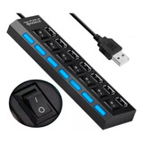 Régua Hub Usb 3.0 Diversas Entradas 7 Portas Usb Mouse Hd 