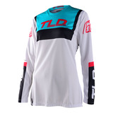 Jersey Motocross Troy Lee Designs Gp Brazen Blanco Mujer