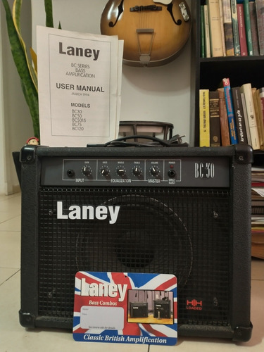 Super! Amplificador De Bajo Laney Bc30 Ingles Permuto