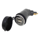 Adaptador Usb Duplo Hella Europeu Carregador Celular Gps Plug