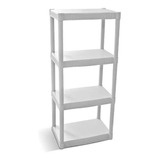 Estanteria Organizadora Plastica Reforzada Rack 4 Estantes Colombraro