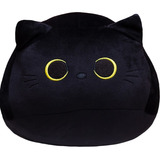 Almohada Gato Negro Muñeco De Felpa Lindo Y Adorable Gato8cm