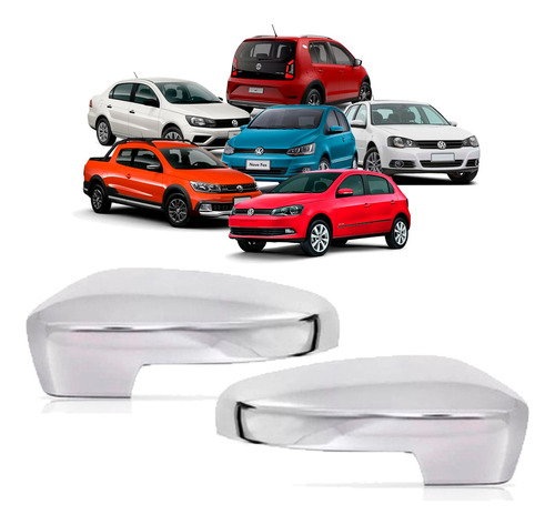 Par Capa Cromada Retrovisor Golf Sportline 2012 2013