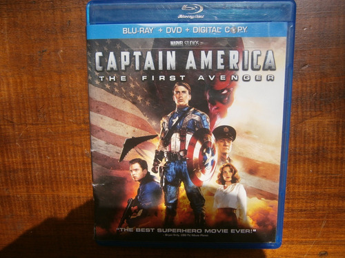 Capitan America El Primer Vengador Bluray + Dvd Chris Evans 