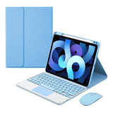 Aaa Funda+teclado Táctil+mouse Para iPad Air 5/air 4 10.9