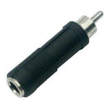 Paquete De 20 Adaptadores Jack 6.3 Mono A Plug Rca