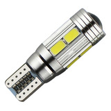 Led T10 Lupa Canbus Pellizco Sencillo Libre De Error Ic