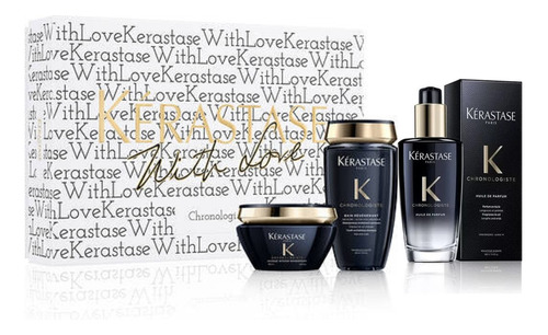 Envio Gratis Cofre Kit Kerastase Chronologiste - 3 Productos