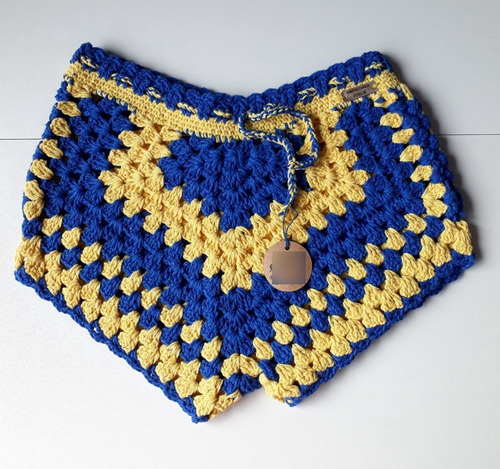 Shorts De Crochê Feminino Saída De Praia