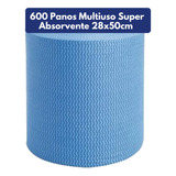 600 Panos Multiuso Rolo 240m 20x40cm Ultra Absorvente