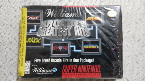 Snes Arcades Greatest Hits *sealed*(no Mario,zelda,crash)