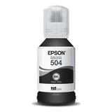 Refil Tinta Epson T504 Original L4150 L4160 L6161 6171 Preto