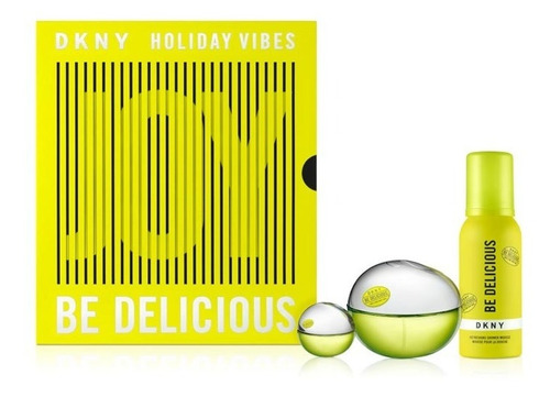 Set Dkny Be Delicious Edp 100ml Original Importado Por Cela