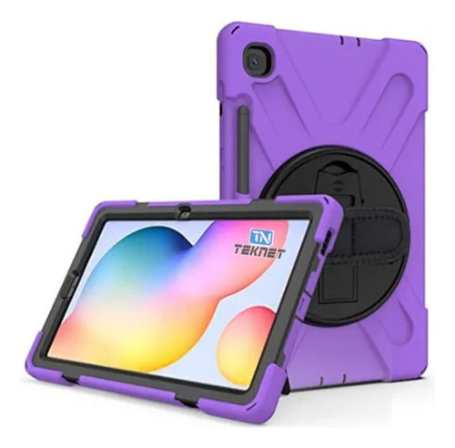 Teknet Funda Correa Samsung Galaxy Tab S6 Lite P610 615 Rudo Color Morado