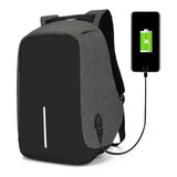 Mochila Antirrobo Con Usb Notebook Impermeable Seguridad