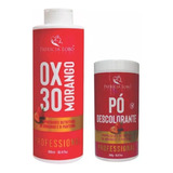 Patrícia Lobo Pó Descolorante Morango 500g + Ox Morango 900g