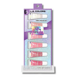 Set De 6 Lip Gloss L.a Colors Limitada - Lips Be Shiny